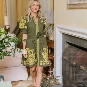 Julia Amory Coatue Mademoiselle Dress – Jungle | Size S